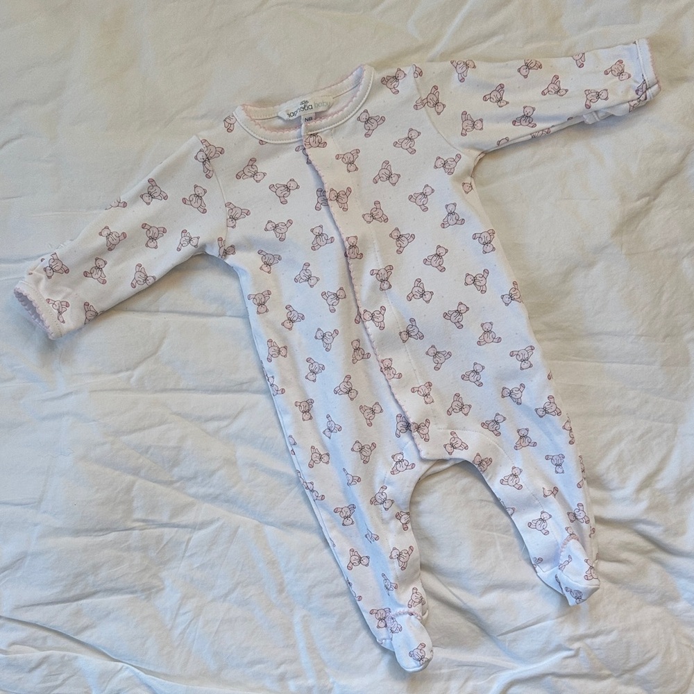 Magnolia Baby Baby's Teddy Footie - Pink